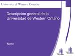 Descripci n general de la Universidad de Western Ontario