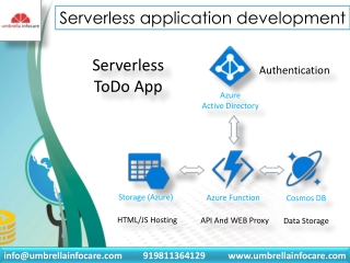 Serverless application development