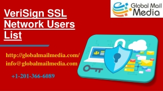 VeriSign SSL Network Users List