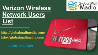 Verizon Wireless Network Users List