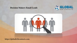 Decision Makers Email Leads