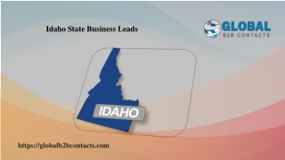 Idaho State Business Leads