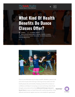 What Kind of Health Benefits Do Dance Classes Offer?