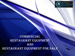 Commercial restaurant equipment for Sale