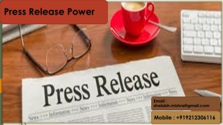 Unlimited Press Release Service