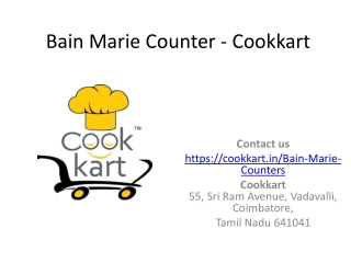 buy bain marie counter at cookkart