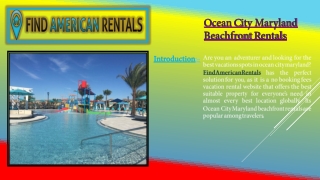 Ocean City Maryland Beachfront Rentals