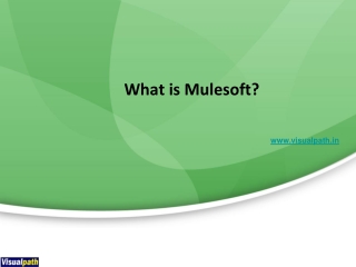 What is Mulesoft?