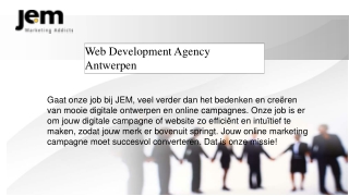 Web Development Agency Antwerpen