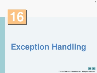 Exception Handling