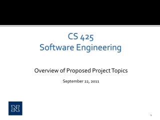 CS 425 Software Engineering