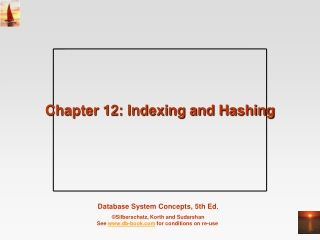 Chapter 12: Indexing and Hashing