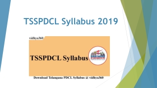 TSSPDCL Syllabus 2019: Download 2500 JLM Exam Syllabus & Pattern