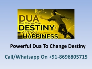 Powerful Dua To Change Destiny