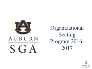 Organizational Seating Program 2016-2017