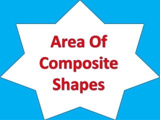 Area Of Composite Shapes