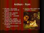Antiken - Rom