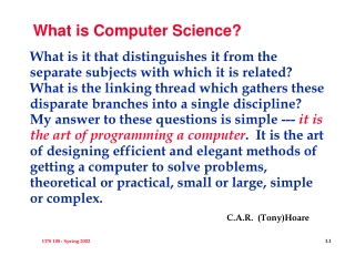 What is Computer Science?