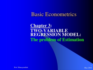 Basic Econometrics