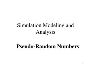 Simulation Modeling and Analysis