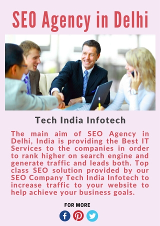 Tech India Infotech - Top SEO Agency in Delhi, India