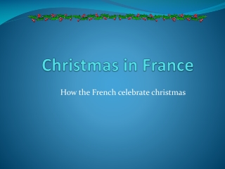 Christmas in France