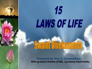 15 LAWS OF LIFE