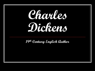 Charles Dickens