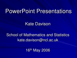 PowerPoint Presentations