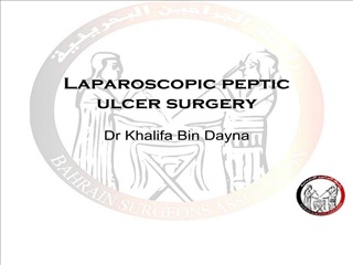 Laparoscopic peptic ulcer surgery