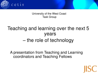 University of the West Coast Task Group