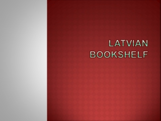 Latvian bookshelf