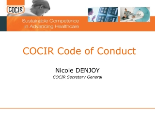 COCIR Code of Conduct