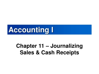 Accounting I