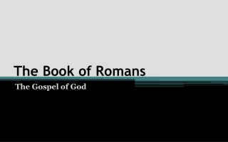 The Book of Romans