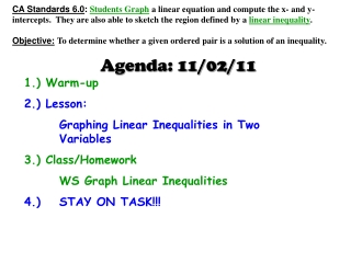 Agenda: 11/02/11