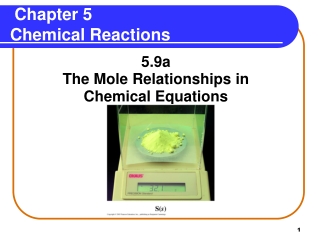 Chapter 5 Chemical Reactions