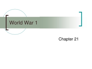 World War 1