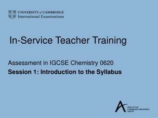 In-Service Teacher Training