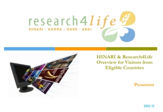 HINARI &amp; Research4Life Overview for Visitors from Eligible Countries