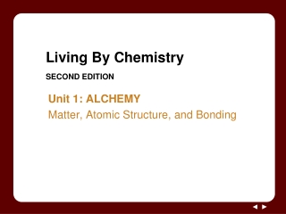 Living By Chemistry SECOND EDITION