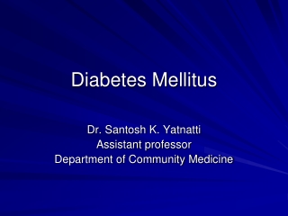 Diabetes Mellitus