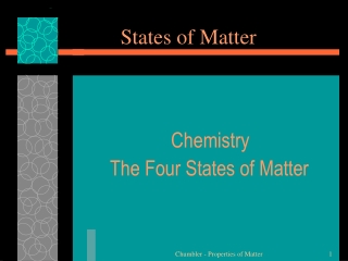 States of Matter