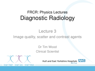 FRCR: Physics Lectures Diagnostic Radiology