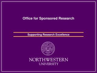 Office for Sponsored Research