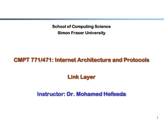 School of Computing Science Simon Fraser University