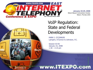 VoIP Regulation: State and Federal Developments