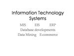Information Technology Systems