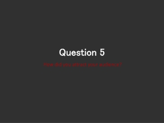 Question 5