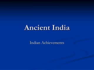 Ancient India